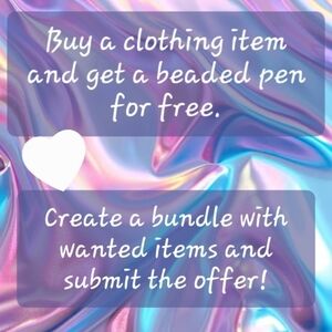 Beaded Pen with Purchase